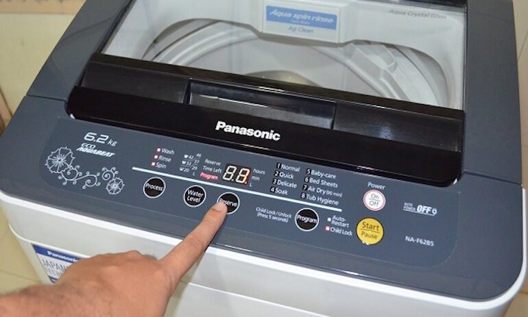 bảng mã lỗi máy giặt Panasonic