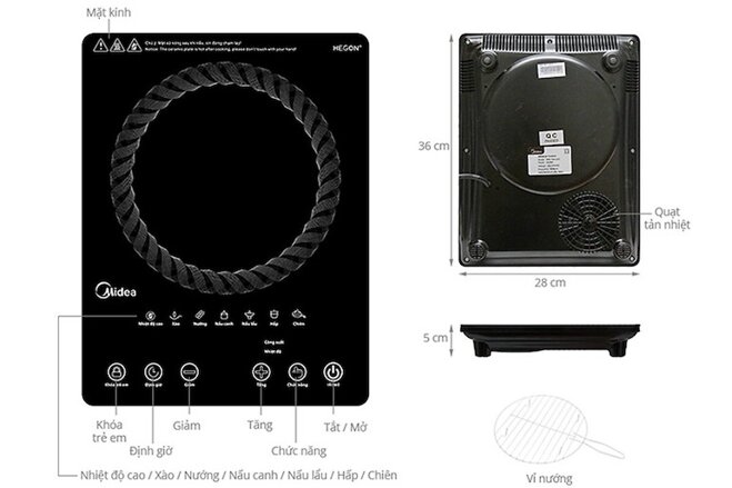 Đánh giá bếp hồng ngoại Midea có tốt không?