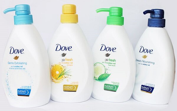 Các dòng sữa tắm Dove có tốt không?