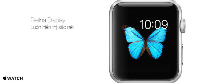 Đồng hồ thông minh Apple Watch màn hình Retina