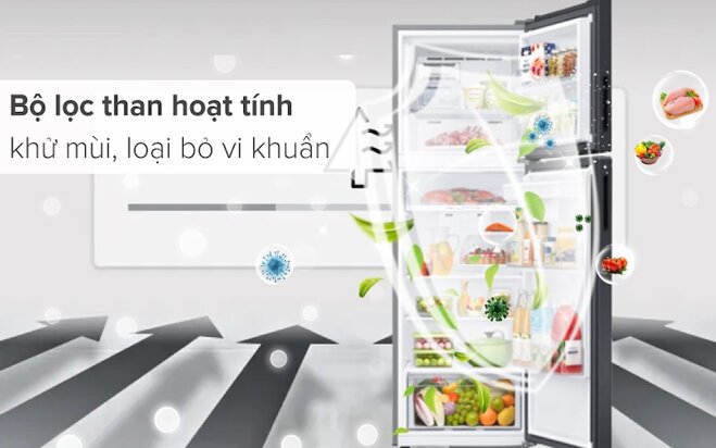 Hệ thống lọc than hoạt tính không gây mùi khó chịu