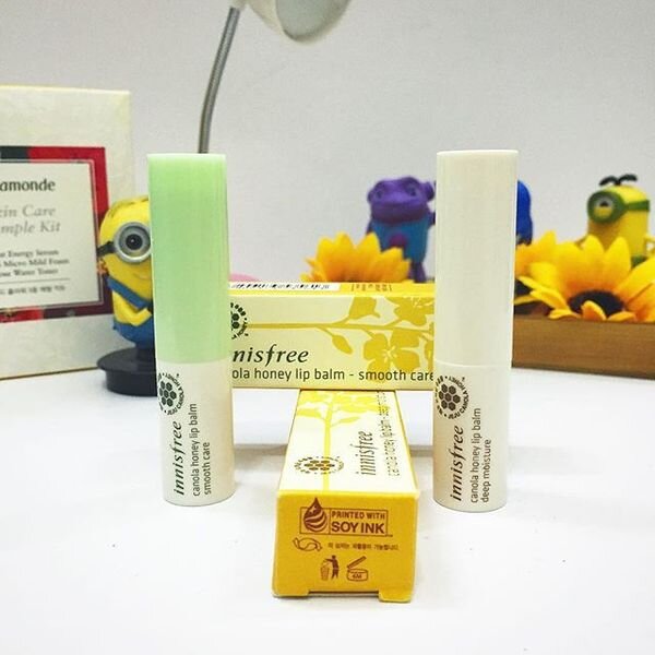 Son dưỡng môi Innisfree Canola honey lip balm stick