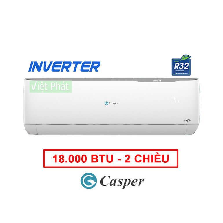 Điều hòa Casper 2 chiều Inverter tiết kiệm điện GH-18TL32