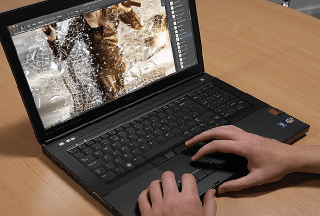 Alt + Caption: Laptop Dell Precision: Dòng máy cho dân chuyên nghiệp chất lượng