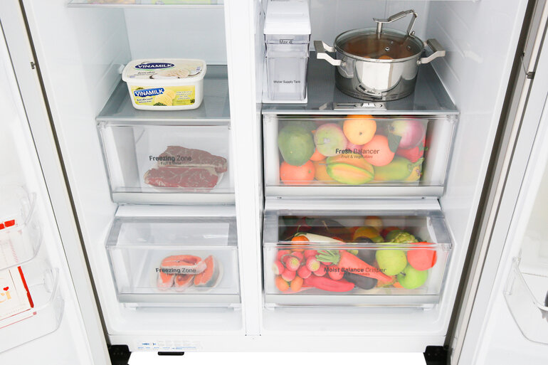 Chất dinh dưỡng trong tủ lạnh Casper RM-520VT được đảm bảo lưu giữ trọn vẹn hương vị