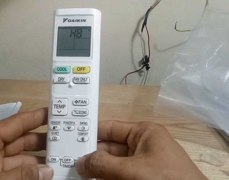 lỗi H8 trên điều hòa Daikin