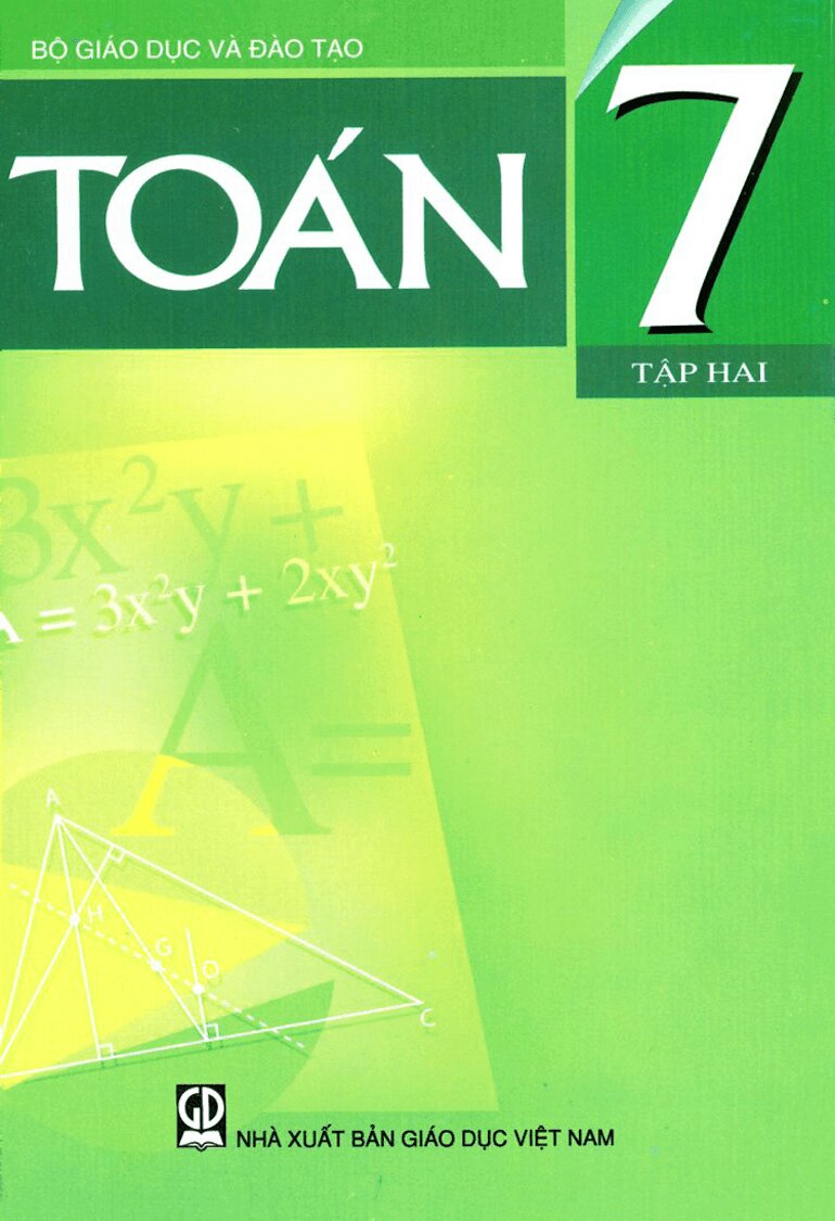 Sách giáo khoa toán 7 tập 2 có nội dung đồng đều phù hợp