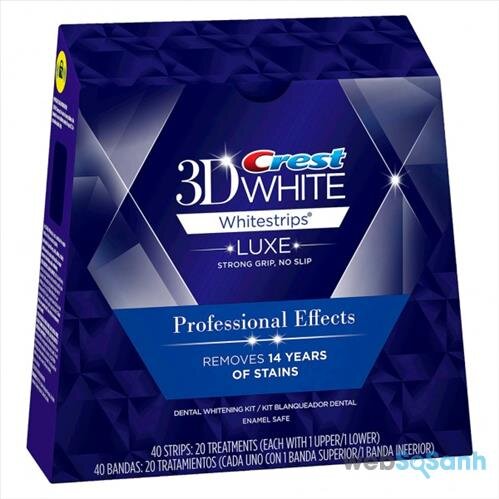 Crest 3D White Luxe Whitestrips Professional Effects