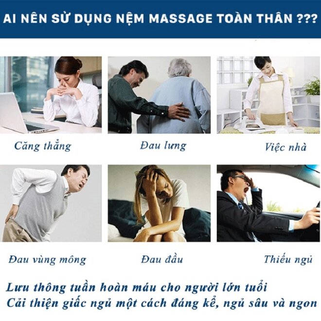 đệm massage rung hiệu Perfect US-801 giá rẻ