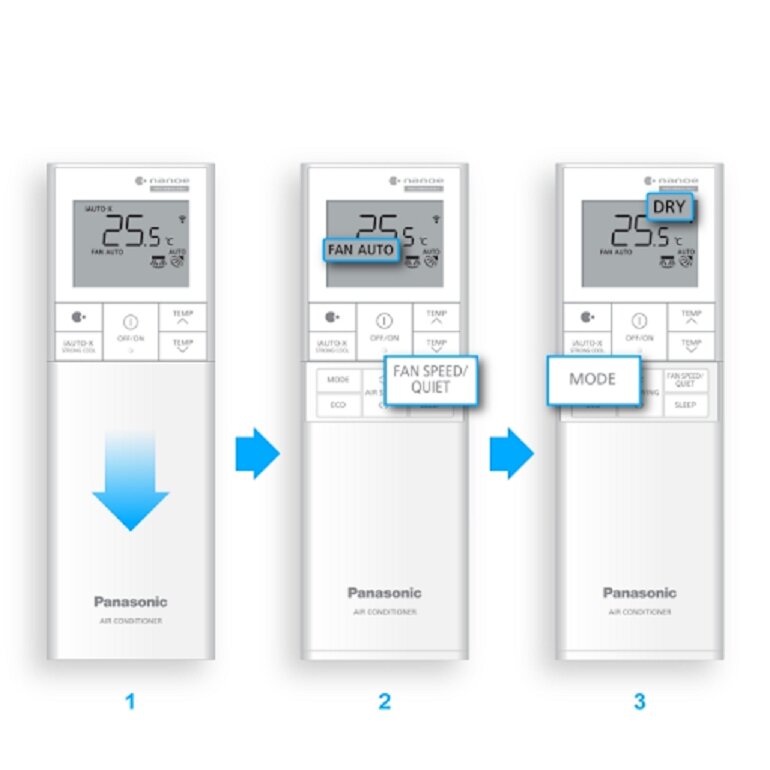 Tìm hiểu cảm biến độ ẩm Humidity Sensor + Dry mode trên dòng U series của điều hòa Panasonic 2023