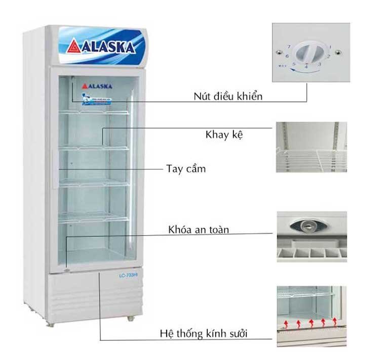 Tủ Mát Alaska INVERTER LC-733HI