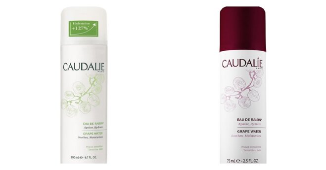 Nên chọn xịt khoáng Caudalie đỏ hay xịt khoáng Caudalie 200ml xanh?