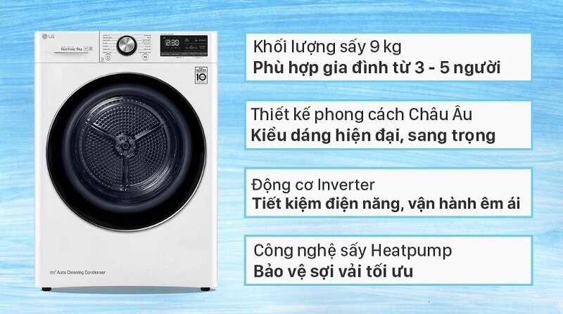 Loạt máy sấy quần áo bơm nhiệt giá rẻ chỉ từ 8 triệu đồng cho năm 2025