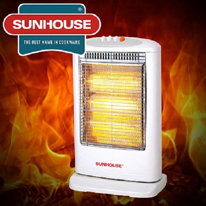 Máy sưởi Sunhouse SHD7019 - Máy sưởi halogen, 3 bóng