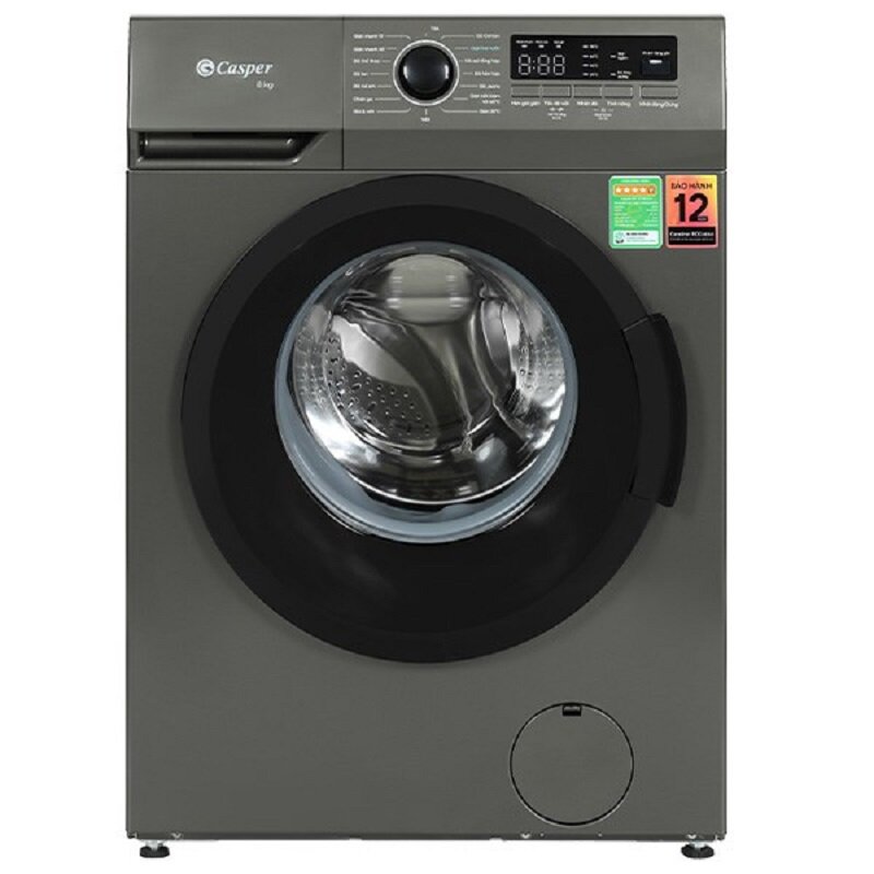 Với các chương trình giặt đa dạng, máy giặt Casper 8kg WF-8VG1 có thể đáp ứng tốt nhu cầu giặt quần áo của người tiêu dùng
