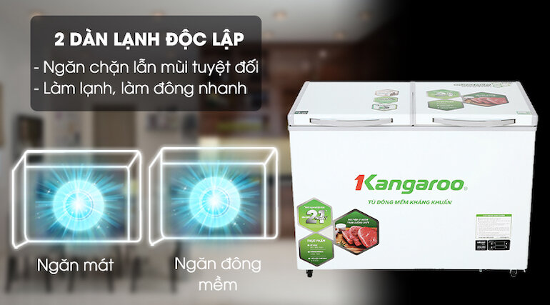 Tủ đông mềm Kangaroo 212 lít KG 328DM2