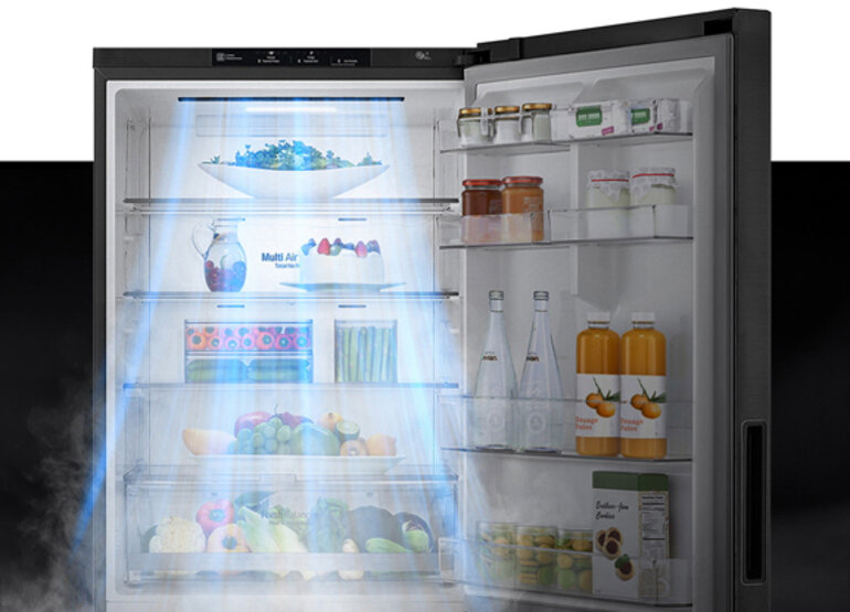 Tủ lạnh LG ngăn đá dưới GR-D305PS 393 lít tích hợp công nghệ hiện đại inverter giúp mang lại hiệu quả tiết kiệm điện 50%