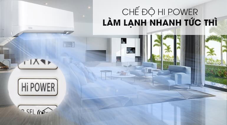 Khả năng làm lạnh cực nhanh chóng