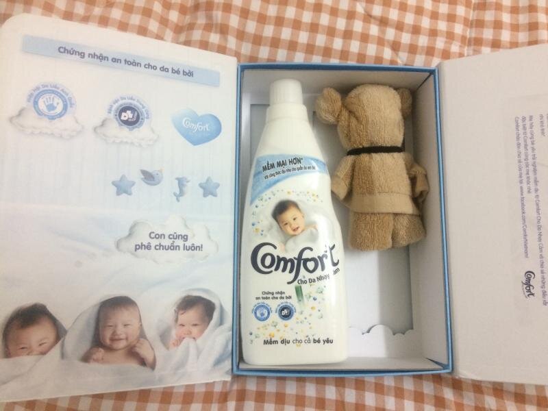 Sản phẩm nước xả vải Comfort mềm mại dành cho bé