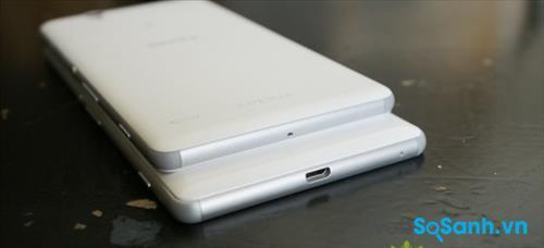 So sánh loa điện thoại Xperia C5 Ultra và điện thoại Xperia C4.