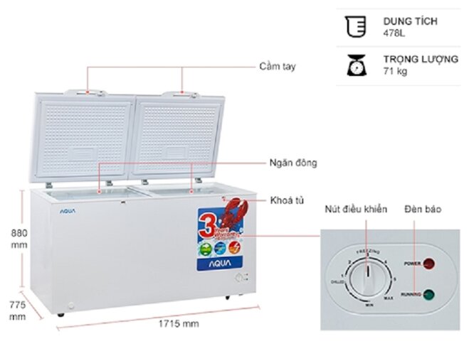 3 tủ đông làm lạnh hiệu quả bạn nên cân nhắc lựa chọn 