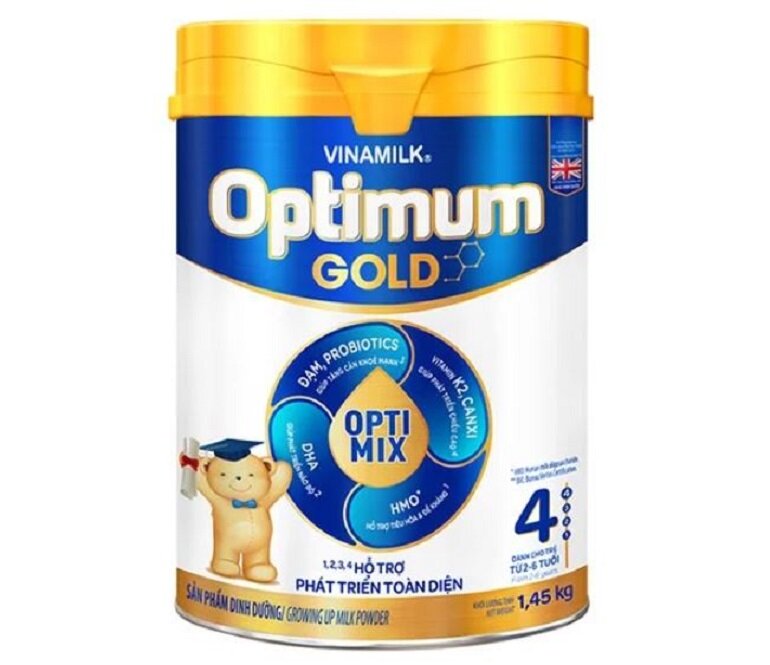Sữa Optimum Gold 4 cho bé từ 2 - 6 tuổi