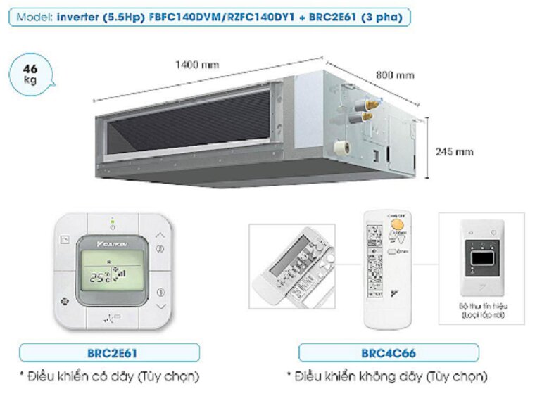 Đánh giá điều hòa Daikin FBA140BVMA9/RZA140DV1 trên 4 phương diện 