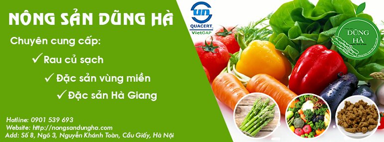 Nông sản dũng Hà chuyên cung cấp thực phẩm sạch