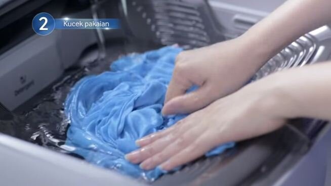 Hướng dẫn dùng khay giặt tay trên máy giặt Samsung Activ Dualwash