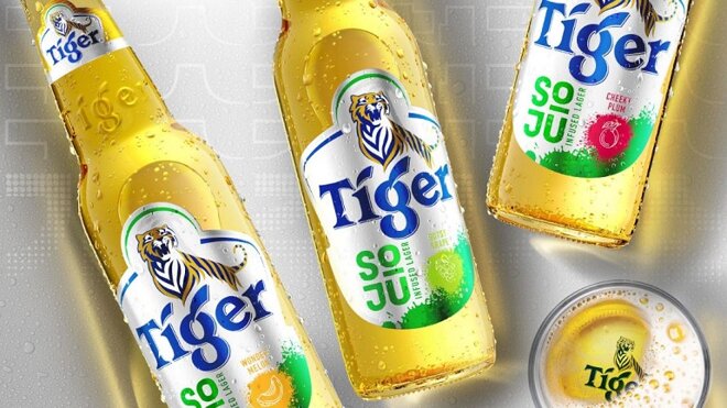 Review bia Tiger Soju: Kết hợp 