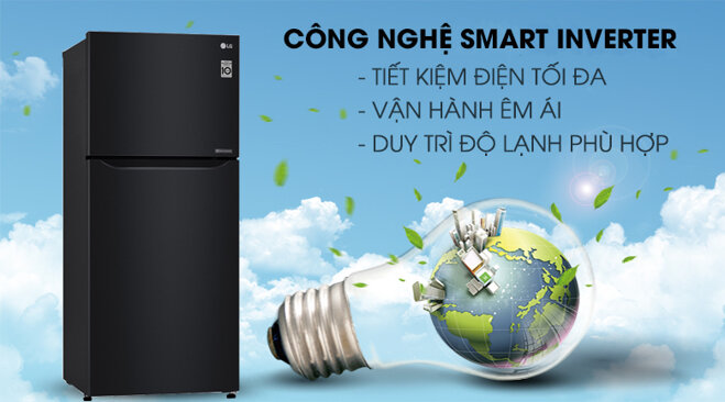 Tủ lạnh LG Inverter 393 lít GN-B422WB