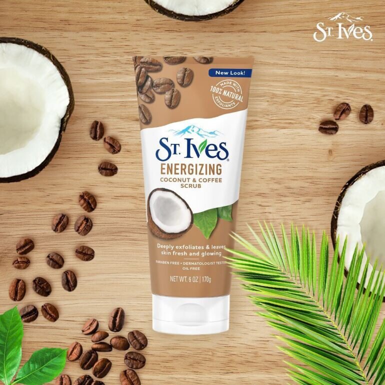 Sữa rửa mặt St Ives dừa & cà phê - Giá tham khảo: 119.000 vnđ/ tuýp 170g