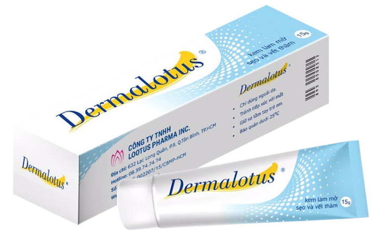 Kem trị sẹo Dermalotus có khả năng làm sáng, làm mịn da hiệu quả