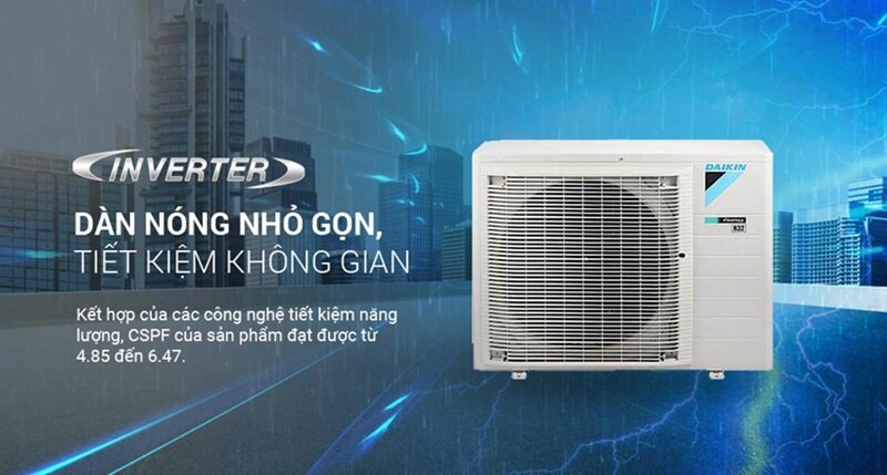 5 điểm nhấn hút khách của điều hòa cây Daikin FVA125AMVM/RZF125CVM