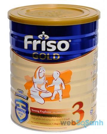Sữa bột Friso Gold giúp bé tăng cân đều