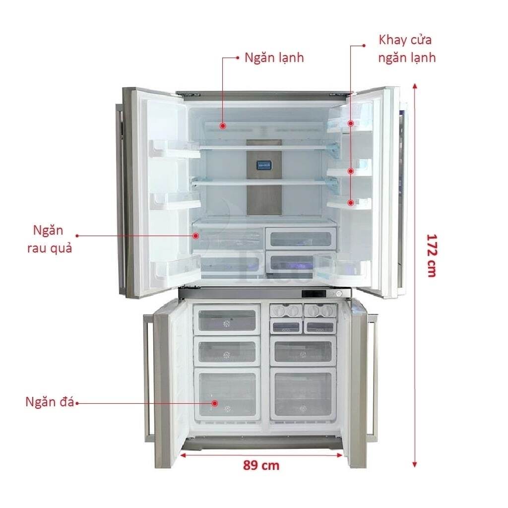 Tủ lạnh Electrolux EQE6807SD