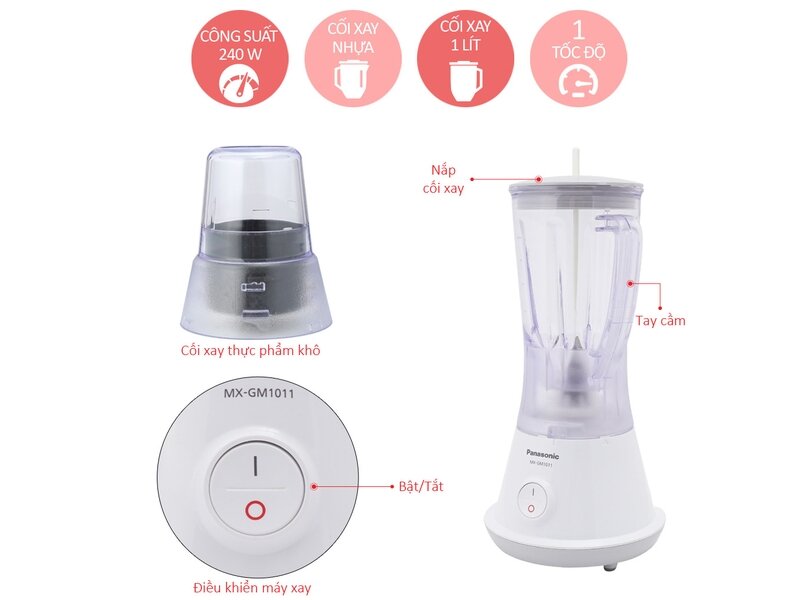 Được trang bị lưỡi dao làm bằng thép không gỉ