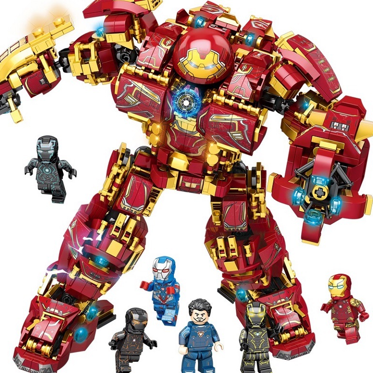 Lắp Ráp Xếp Hình Mô Hình Robot Hulkbuster Khổng Lồ Của Người sắt Iron Man  1450