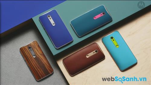  Motorola cung cấp cho người dùng nhiều lựa chọn cả về màu sắc lẫn chất liệu mặt lưng