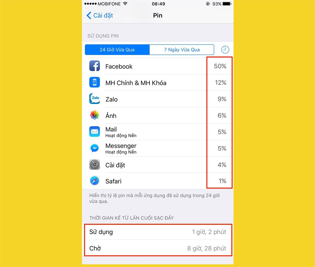 Thiết lập cho iPhone theo các cách tiết kiệm pin này sẽ rất hữu hiệu 