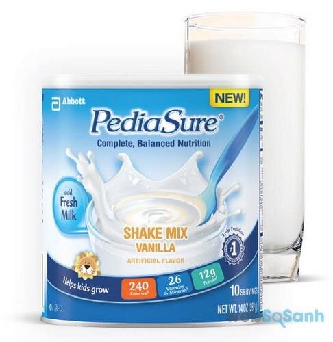 Cách pha sữa bột Pediasure cho bé tăng cân nhanh