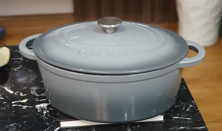 Nồi gang phủ gốm OVal 28cm CROFTON ALDI Đức