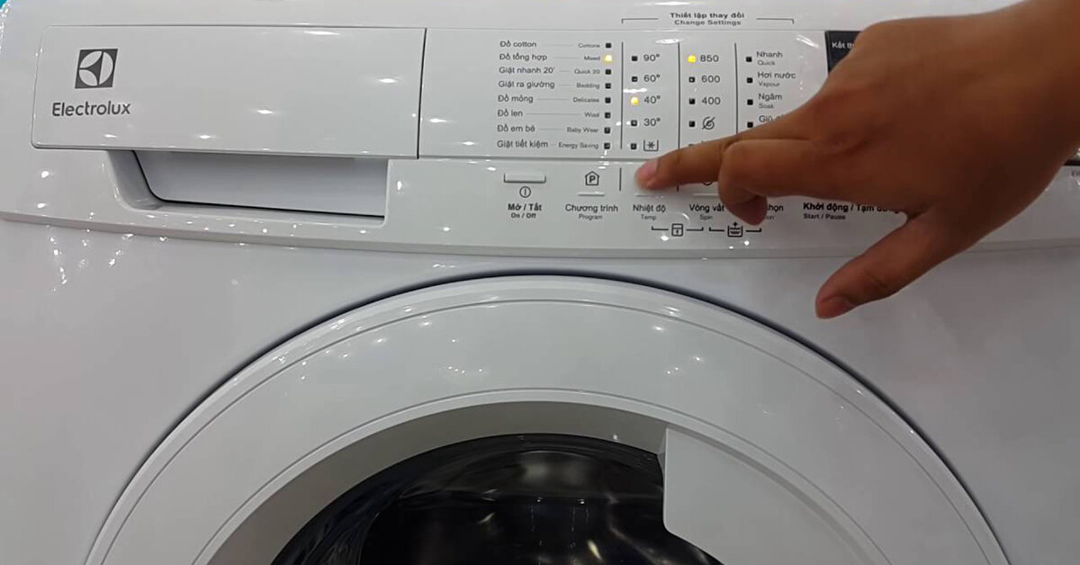 Giới thiệu các chế độ giặt của máy giặt Electrolux