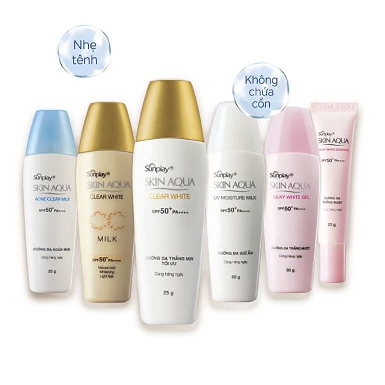 Kem chống nắng Sunplay SkinAqua Clear White SPF 50+