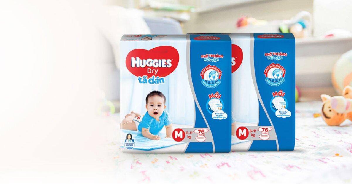 4 loại tã dán Huggies tốt nhất cho trẻ sơ sinh