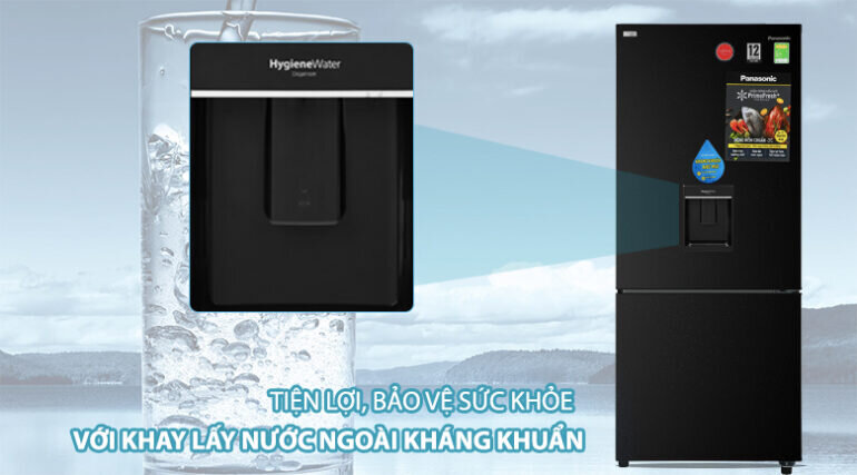 tủ lạnh Panasonic NR-BX410WKVN 368 lít