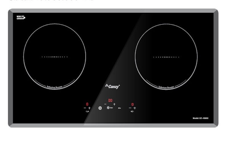 Bếp từ Canzy CZ-IG822 thiết kế sang trọng, công nghệ tiên tiến
