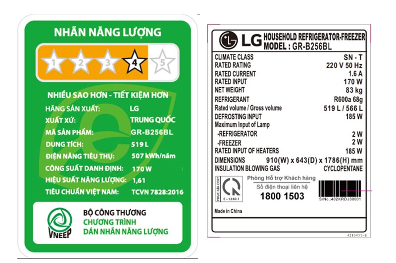 Giá chỉ 10 triệu đồng, tủ lạnh side by side LG 519 lít GR-B256BL đã sang còn xịn