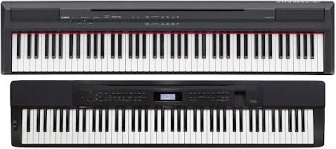 Tính năng ghi âm bài hát đều được tích hợp trên hai dòng Casio và Yamaha