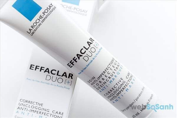 bao bì kem dưỡng trị mụn La Roche Posay Effaclar Duo+